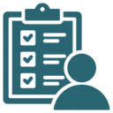 Task list with silhouette